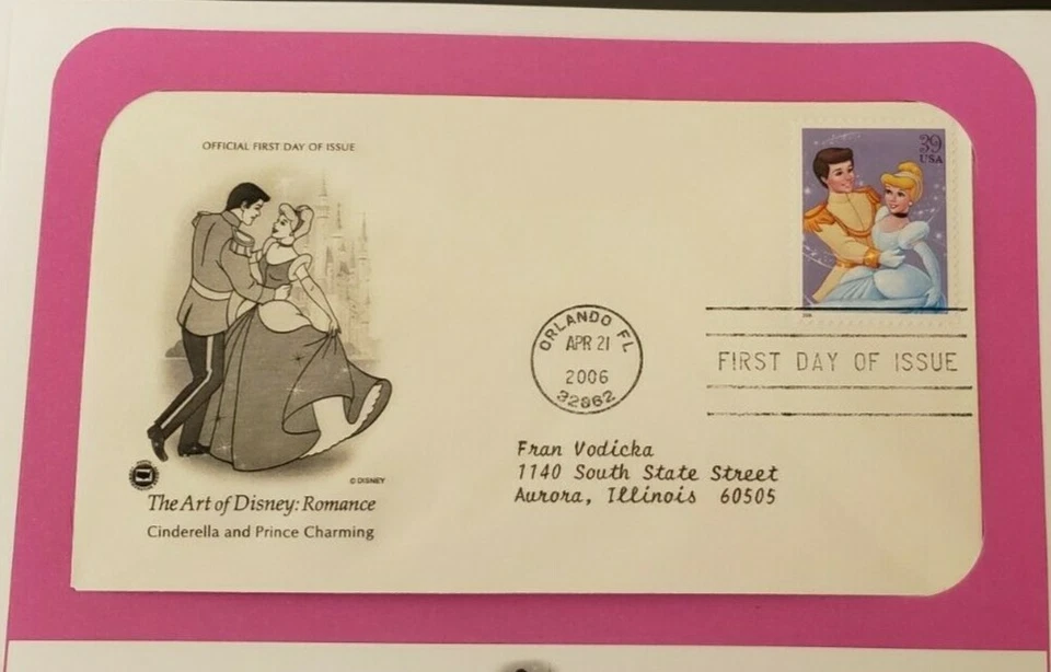 USPS First Day Issue 4/21/2006 Romance Cinderella - Image 2 of 2