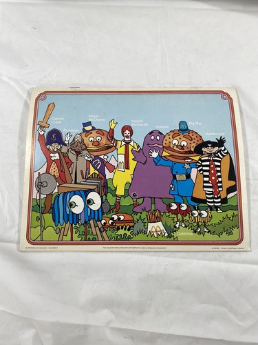 Vintage Ronald McDonald Coloring Calendar 1980 UNCOLORED BLANK NOS - Picture 4 of 4