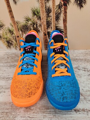 Nike Zoom Lebron NXXT Gen Blue Orange Basketball Shoes DR8784-900