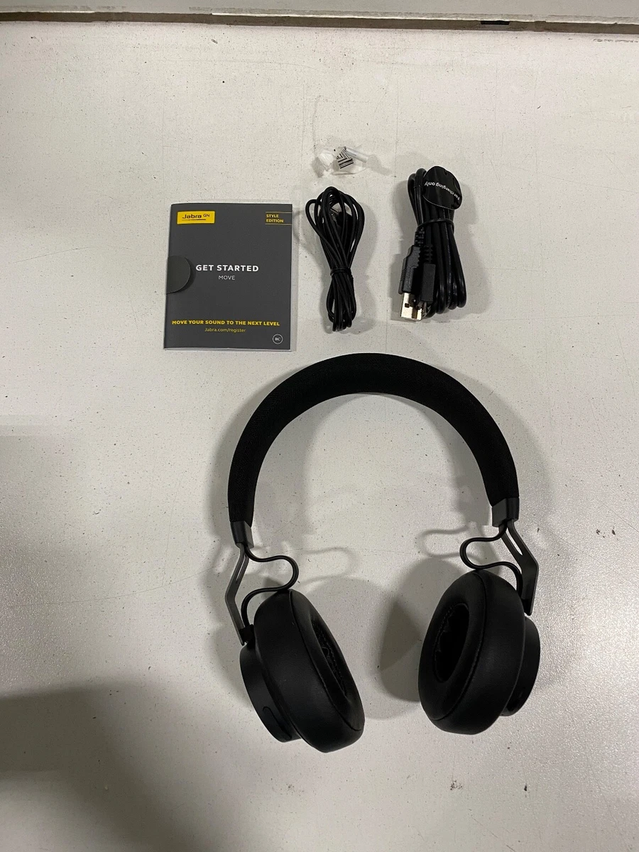 Jabra Move Style Edition Over the Ear Wireless Headsphones Black