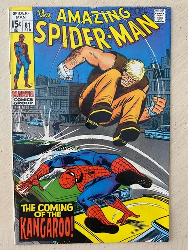 Amazing Spider-Man #81 1st App The Kangaroo Marvel Comics Bronze Age 1970 FN/VF