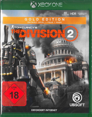 Tom Clancy's The Division 2 - GOLD EDITION - Xbox ONE Neu & OVP Deutsche Version
