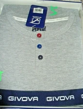 GIVOVA Cotton Jersey 3 Button Pajamas Suit Size 14 Years GREY Art GVS109