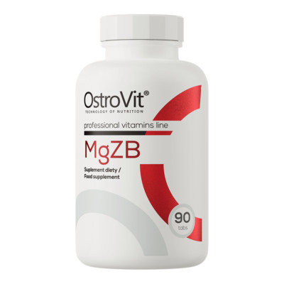 OstroVit MgZB 90 Tabletten - Magnesium, Zink & Vitamin B6 - hohe Bioverfügbarkeit