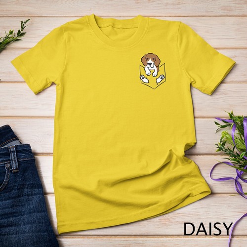 Camiseta Beagle Dog En El Bolsillo Linda Bolsillo Beagle Unisex - Imagen 4 de 15