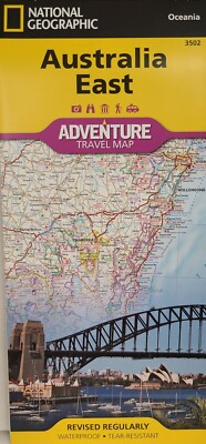 Australia EAST by National Geographic - Oceania - Map Series 3502