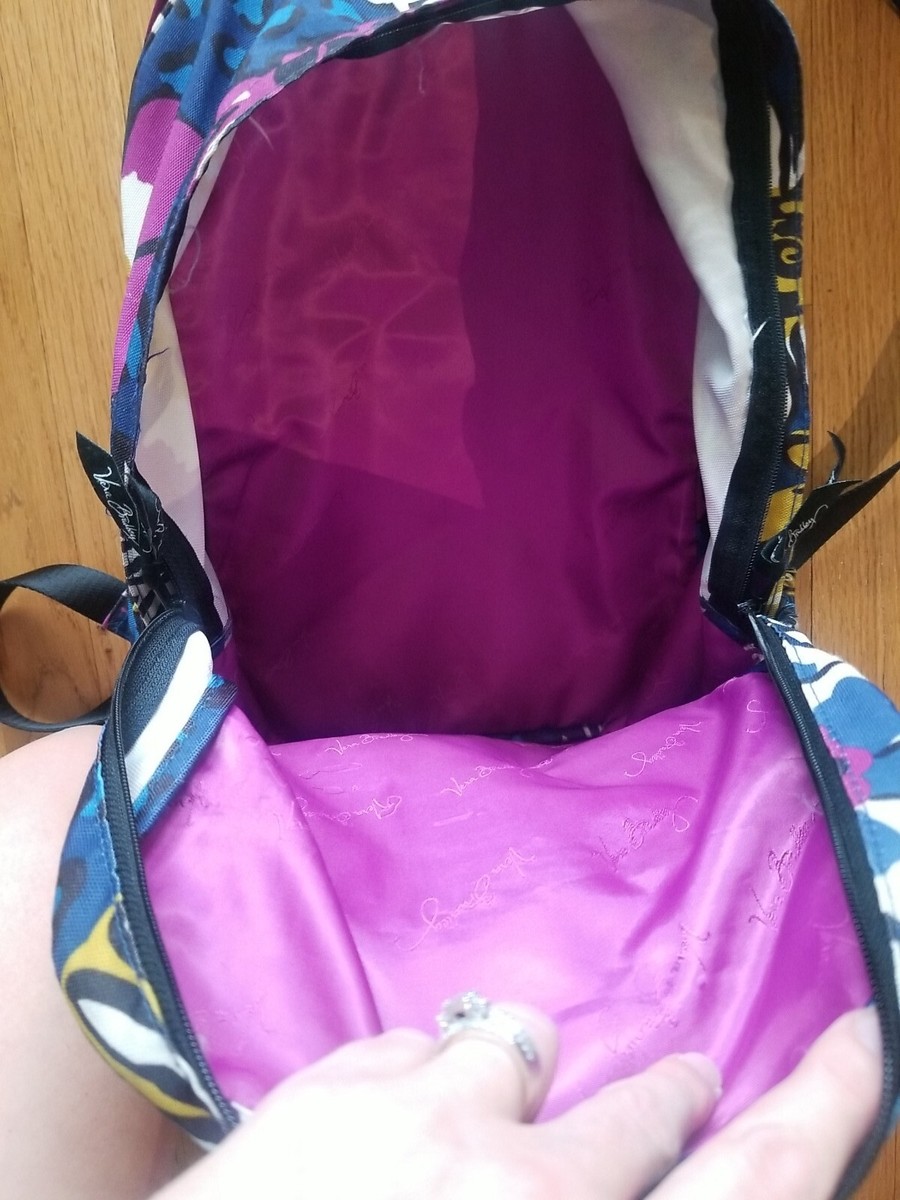 VERA BRADLEY Lighten Up Large Backpack African Violet Campus  display picture 1