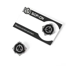 SCP Foundation Metal Pin Special Containment Procedures Foundation Brooch Badge