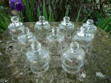 Lot de 9 VENTOUSES à tétons MEDICALES ANCIENNES - verre soufflé