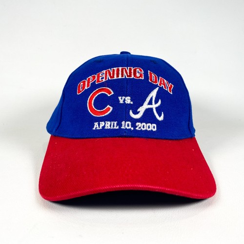 Vintage 2000 Opening Day Chicago Cubs Atlanta Braves MLB Hat - Picture 2 of 10