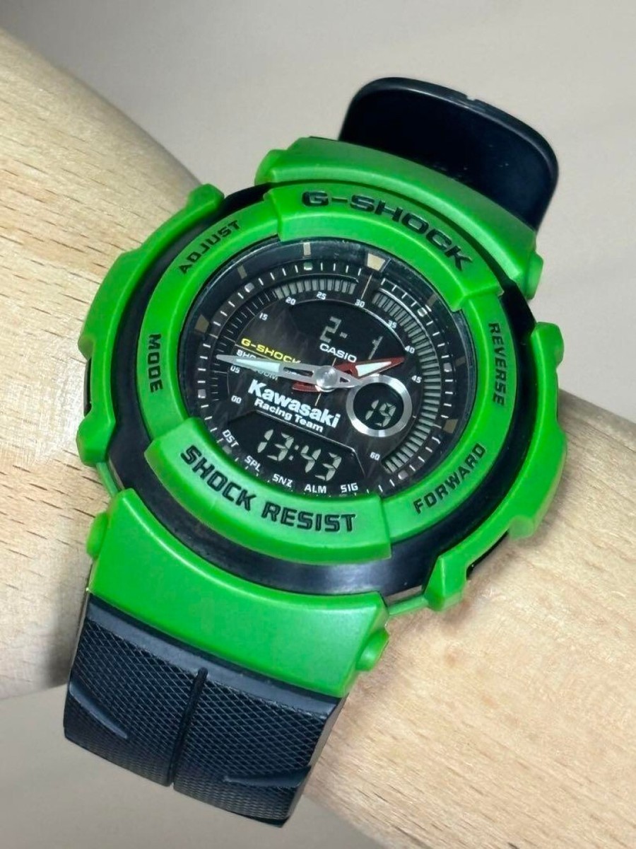 Casio G-shock Ninja Zx-rr G-300krt 3avjr 4314 Watch Kawasaki Casio G-shock Ninja Zx-rr G-300krt 3avjr 4314 Watch Kawasaki