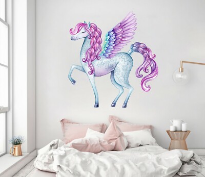 3D Nettes Pferd H490 Tier Wallpaper Wandbild Poster Wandaufkleber Abziehbild Hon