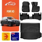 Floor Mats Boot Liner for BMW X3 M G01 F97 2017-2024 Car Mats Cargo Carpet Cover