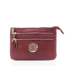 Women’s Casual Crossbody Messenger Bag – Zipper Closure, Shoulder Strap