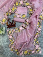 Saree Blouse Bollywood Party Wear Indian Pakistani New Sari Wedding Designer