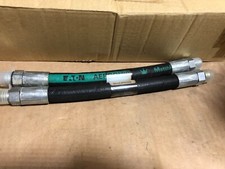 2x EATON AEROQUIP Hydraulic Hose with 2 male clean threads 10" hose 1/2"