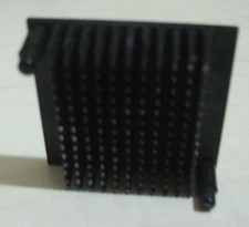 Heat sink 4.7 x 4.7 x 1.1 cm black color 6 cm hooks pentium 486