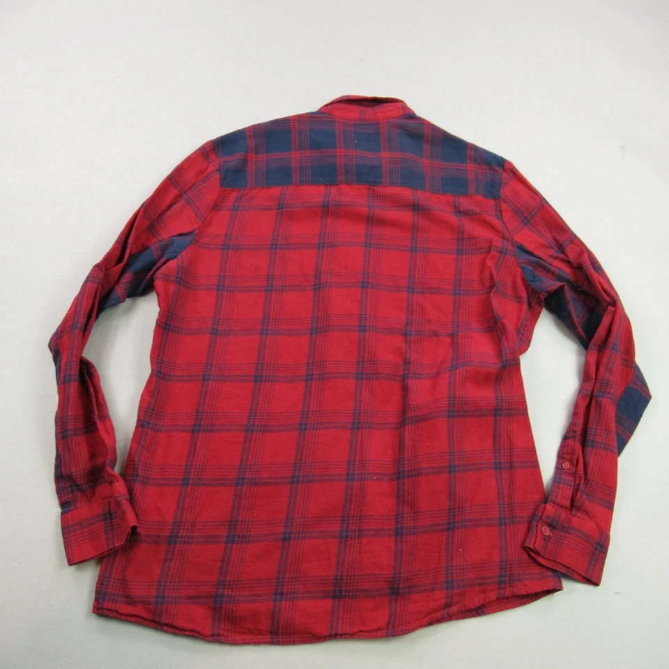 Oakley Jacket Womens Large Full Zip Long Sleeve Outdoors Plaid Shirt - Image 4 of 4