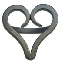 Forged Heart Napkin Rings, Set Of 4, New, Free Shipping on sale Forged Heart Napkin Rings, Set Of 4, New, Free Shipping on sale