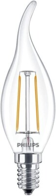 Philips CLA LEDCandle ND 2.3-25W E14 WW BA35 CL Lamp