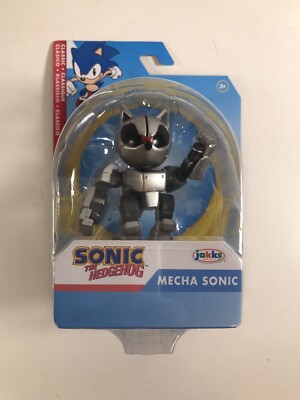 Jakks Classic Sonic The Hedgehog Mecha Sonic 2.5'' Mini Robot Action Figure 2023