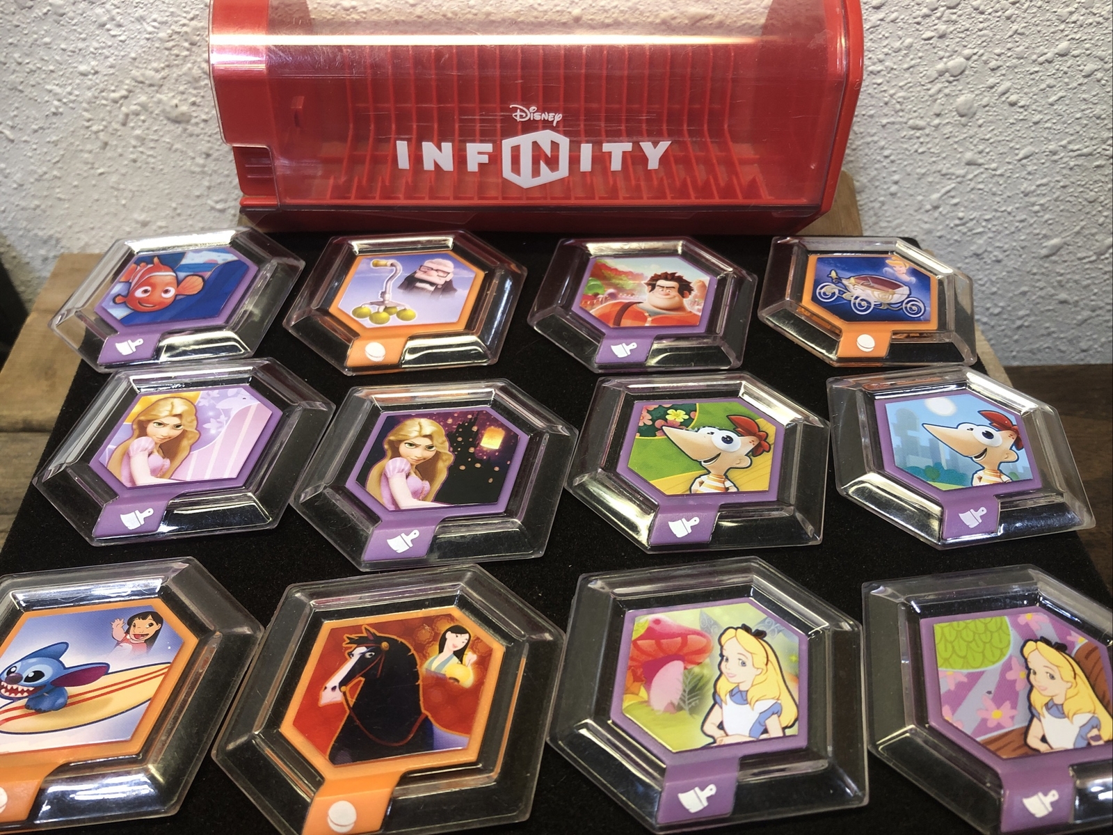 Disney Infinity Power Discs Lot Of 12 W Case Assorted Bundle eBay