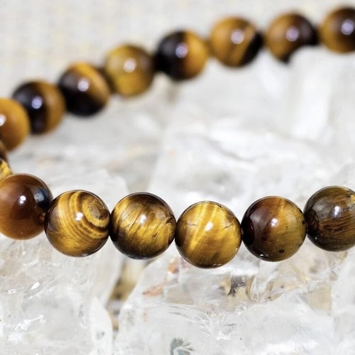 Pulsera de piedras preciosas naturales elástica elástica 6 mm 8 mm genuina hecha a mano para hombres y mujeres - Imagen 82 de 93