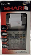 Sharp Electronic Printing 12-Digit Calculator EL-1750V Preowned & Working