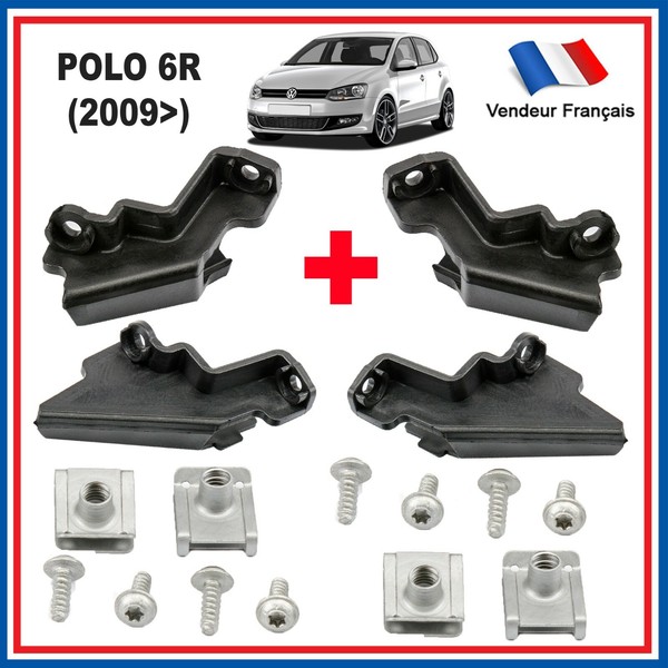 Satz Festsetzung Optik Scheinwerfer Links+Recht Nuckel FüR VW Polo 6R 6C0998226-image