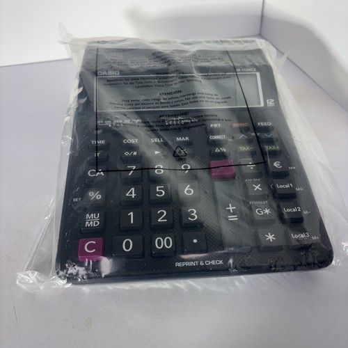 Casio HR-150RCE Printing Calculator Black HR150 RCE - HR150 RCE