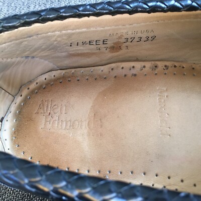Allen Edmonds Maxfield Mens Loafer Shoes Size 11.5 EEE Black  display picture 2