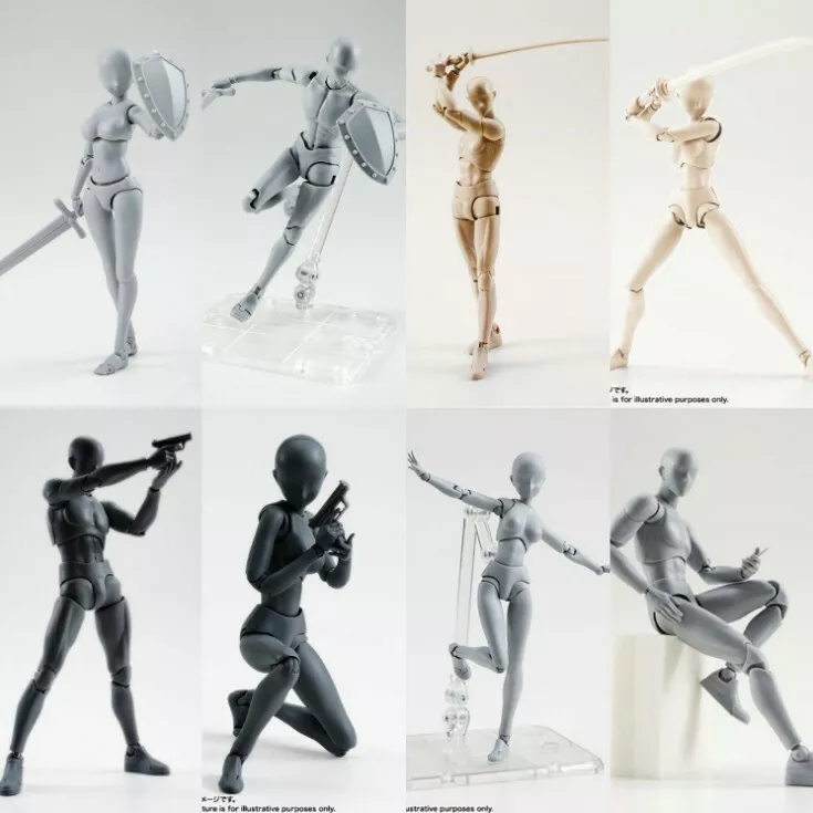Mais de 30 poses femininas de anime para usar como referência ou