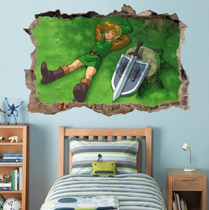Legend Of Zelda Wall Decal Wall Decor Diy