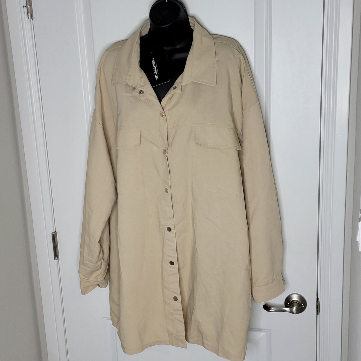 Pretty Little Thing Women's 16 | US 12 Beige Multi Pocket Utility Shirt Dress | eBay Pretty Little Thing Women's 16 | US 12 Beige Multi Pocket Utility Shirt Dress | eBay