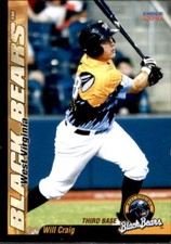2016 West Virginia Black Bears Choice #1 Will Craig Johnson City Tennessee Card