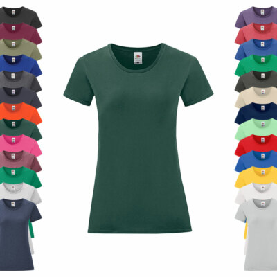 T-SHIRT MIT RUNDHALSAUSSCHNITT für Damen Kurzarm - Ladies´ Iconic T - NEU F131