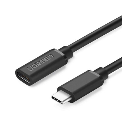 Ugreen USB-C zu USB-C Kabel, 0,5m, 5Gb/s, Schwarz   Schnellladekabel 40574