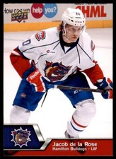 2014-15 Upper Deck AHL Jacob de la Rose Hamilton Bulldogs #61