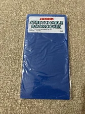 Jumbo Stretchable Book Cover Blue Fits Books Up To 10.5”x11.5” Back To School