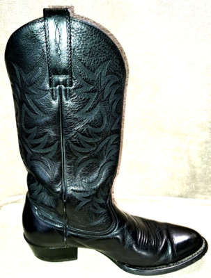 Ariat Heritage Black Leather Boots 10002218 34770 Men display picture 2