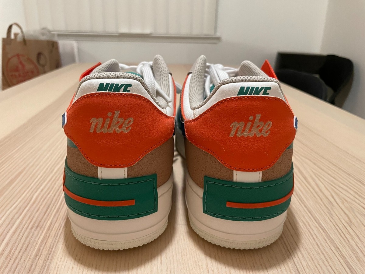 NEW Nike Air Force 1 Shadow Sail Blue Green CI0919-109 Men NEW Nike Air Force 1 Shadow Sail Blue Green CI0919-109 Men