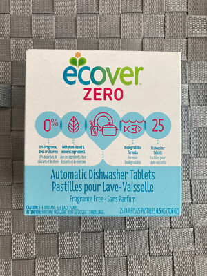 Ecover Automatic Dishwasher Tablets Fragrance Free  25 Tablets