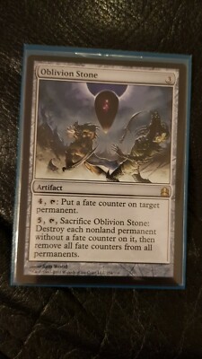1x MTG Magic The Gathering TCG Oblivion Stone - Artifact Rare - Commander 