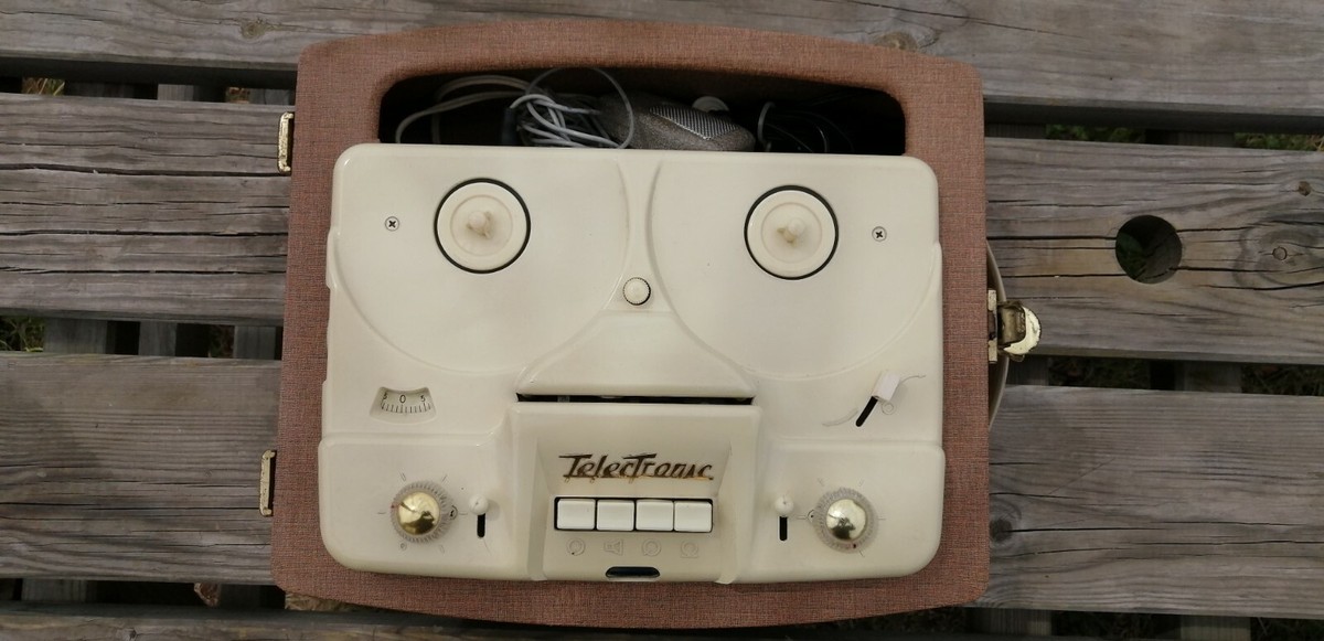 Magnétophone à bandes Telectronic vintage – À restaurer - Collection
