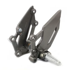 Front Footrests Foot Peg Pedal For KAWASAKI NINJA 250 250R 300 Z250 Z300 Footpeg