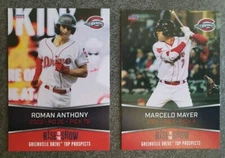 2024 Greenville Drive SINGLE CARDS from Top Prospects Set - CHOOSE YOUR PLAYER