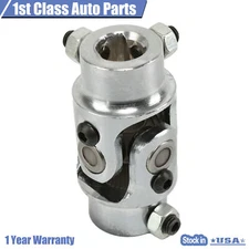 CHROME 3/4" DD X 13/16"-36 Steering U Joint For GM Chevy Hot Street Rod Muscle