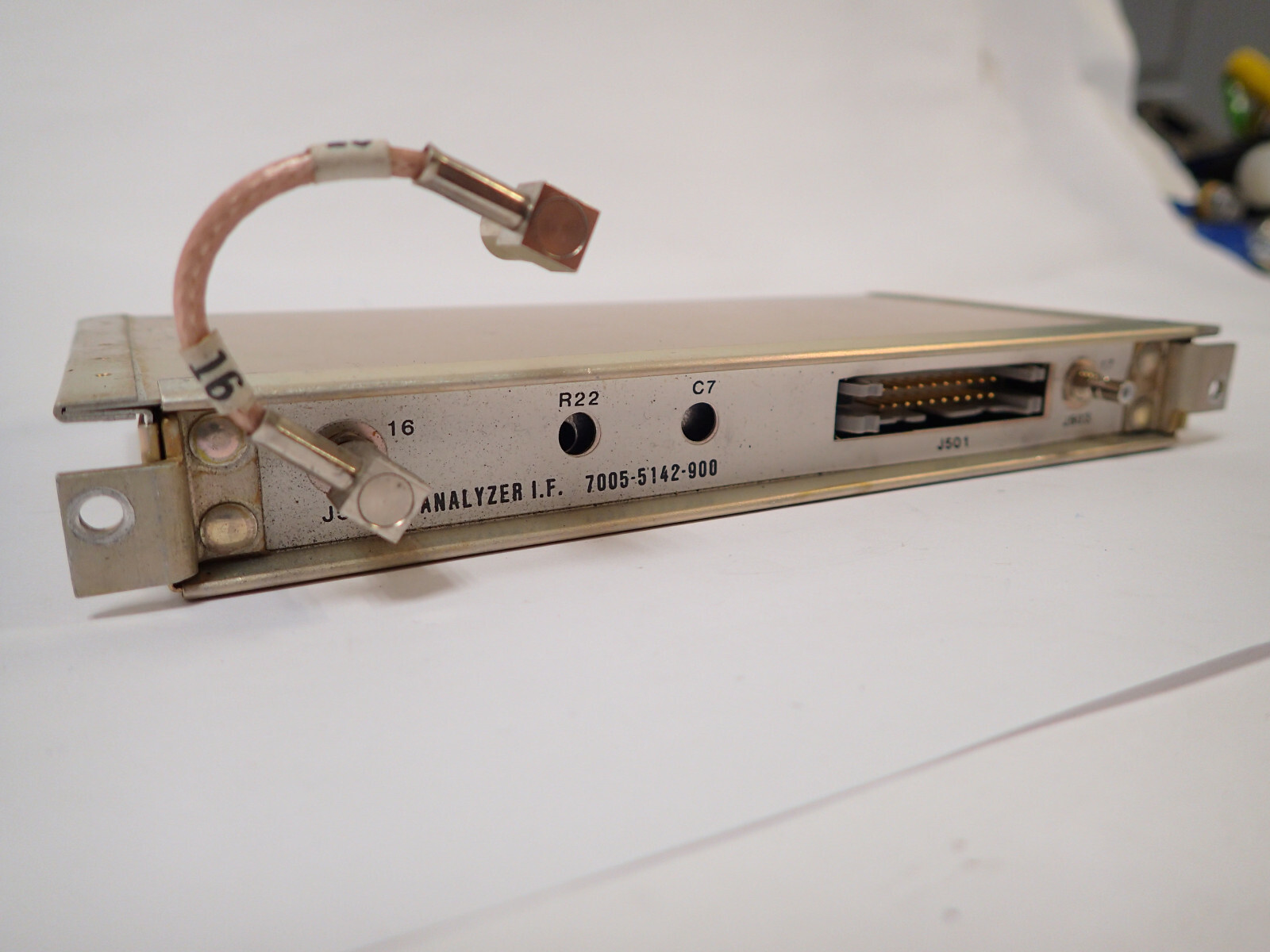 IFR FM/AM-1200S COMMUNICATIONS SERVICE MONITOR ANALYZER I.F. 7005-5142 ...