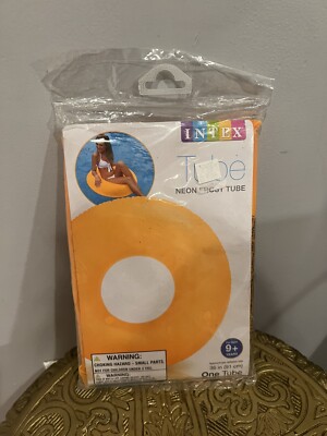 Intex 2013 Neon Frost Orange Pool Tube Float