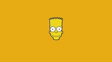 Anime Minimalism Bart Simpson The Simpsons Gaming Mat Desk 14259